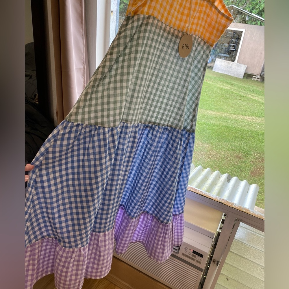 SOLD OUT SOLD Tiered pastel summer maxi Dress Wom - Picture 14 of 17